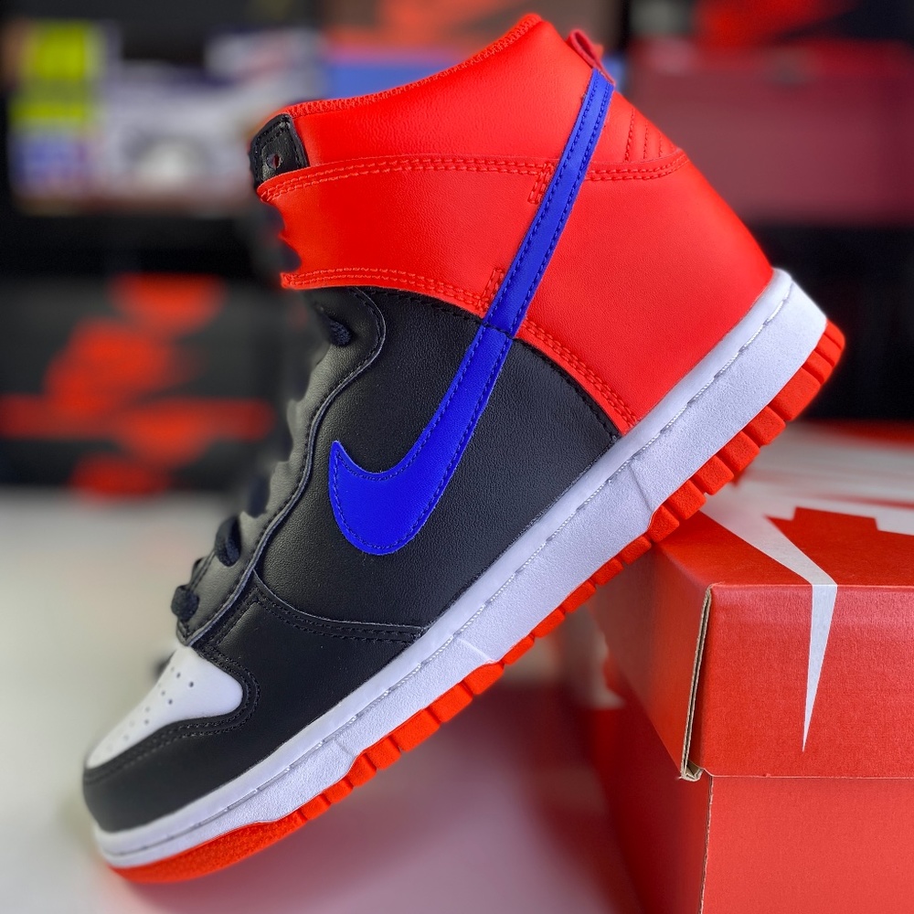 Nike Dunk High‎ GS Knicks Black Game Royal DB2179 001 GS 6Y/Women's 7.5 NEW